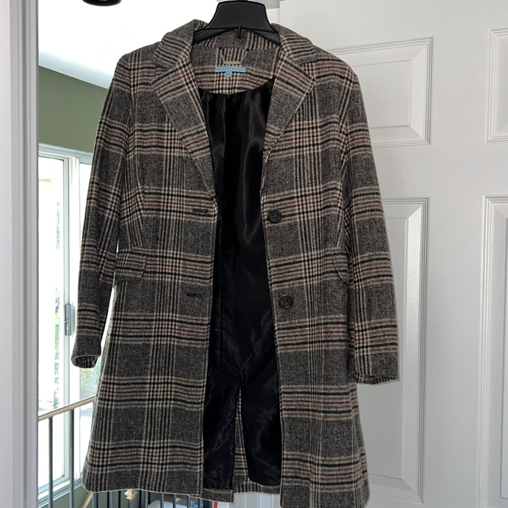 NWOT Antonio Melani wool pea coat